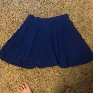 Blue skater skirt